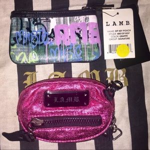 L.A.M.B - lot of 2 key pouches